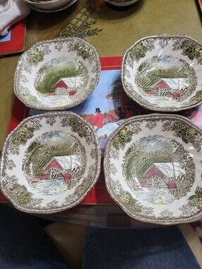 Vintage Johnson Brothers The Friendly Village Bowls